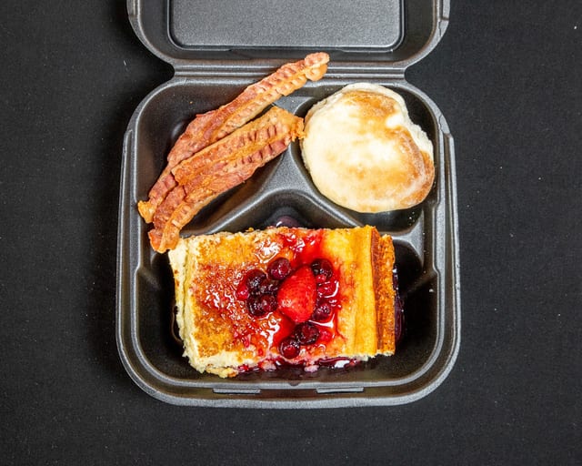 Breakfast Souffle Meal.