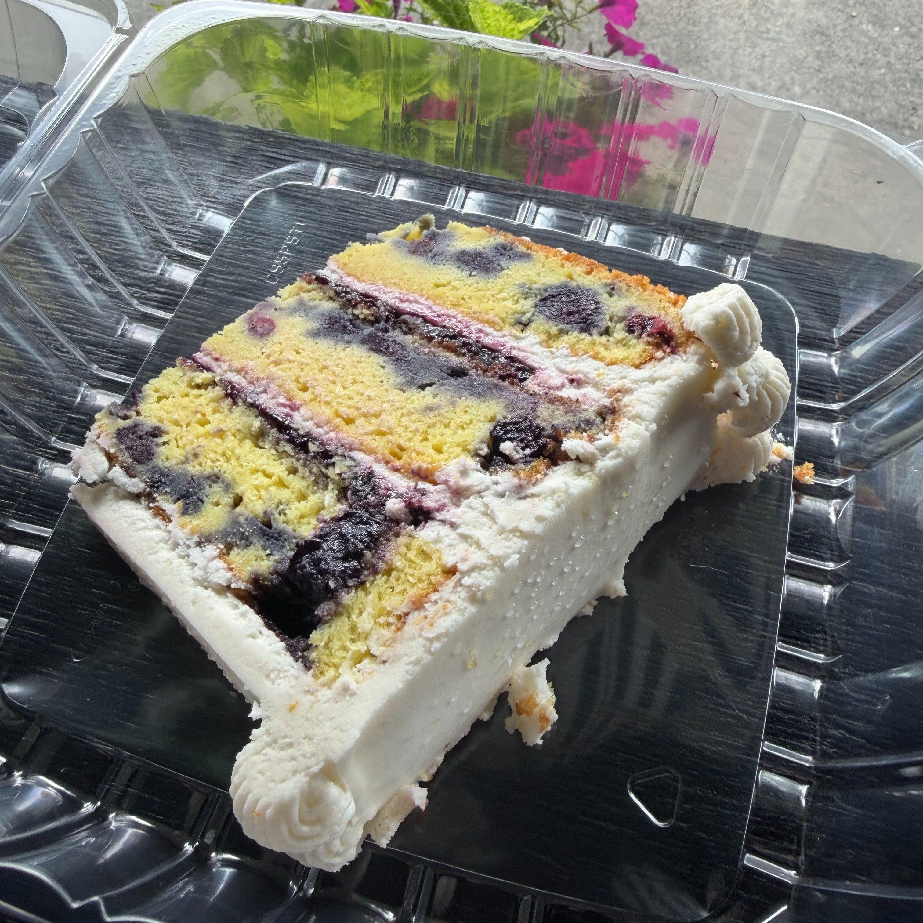 Cake by the slice.