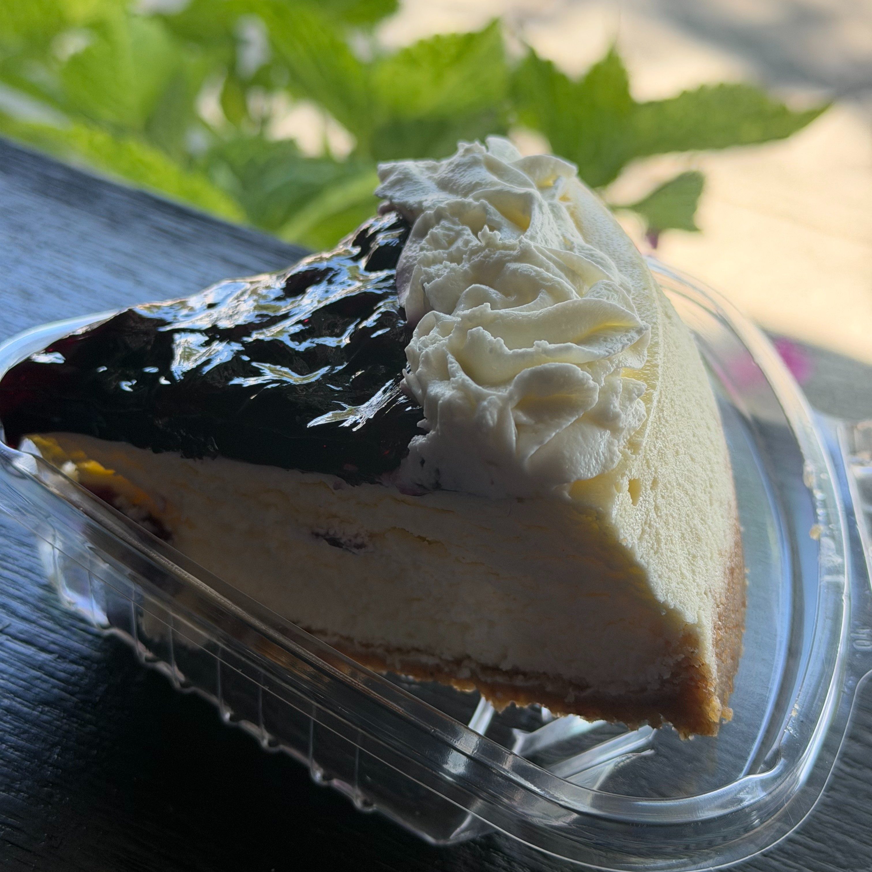 Cheesecake by the slice.