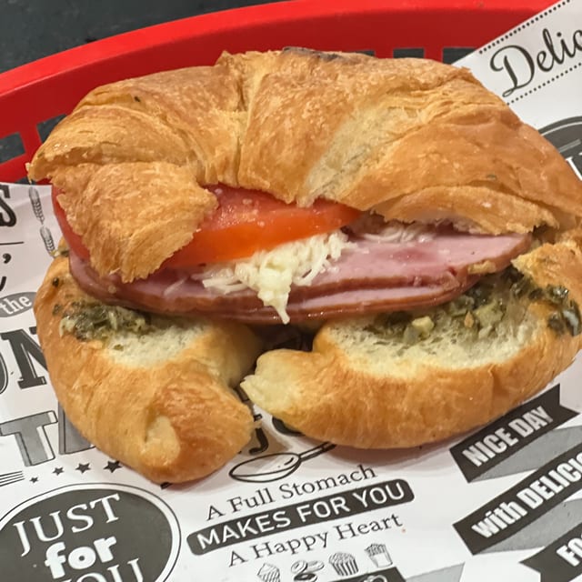 Ham Caprese Sandwich.