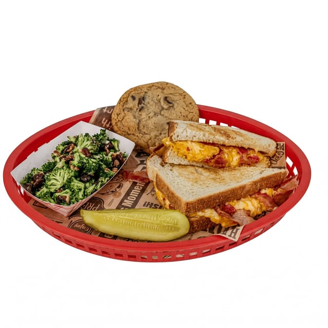 Pimento & Bacon Sandwich Meal.