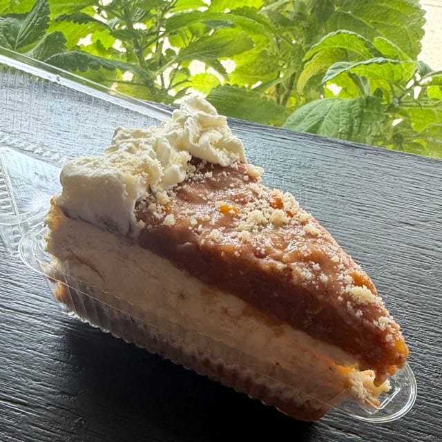 Cheesecake by the slice.