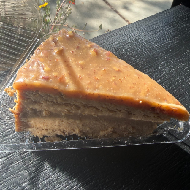 Cheesecake by the slice.